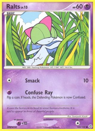 Ralts (102/132) Reverse Holofoil [DP: Secret Wonders] Pokemon Single Pokémon