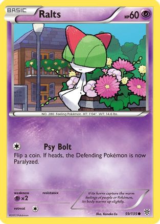 Ralts (59/135) - [BW: Plasma Storm] Pokemon Single Pokémon