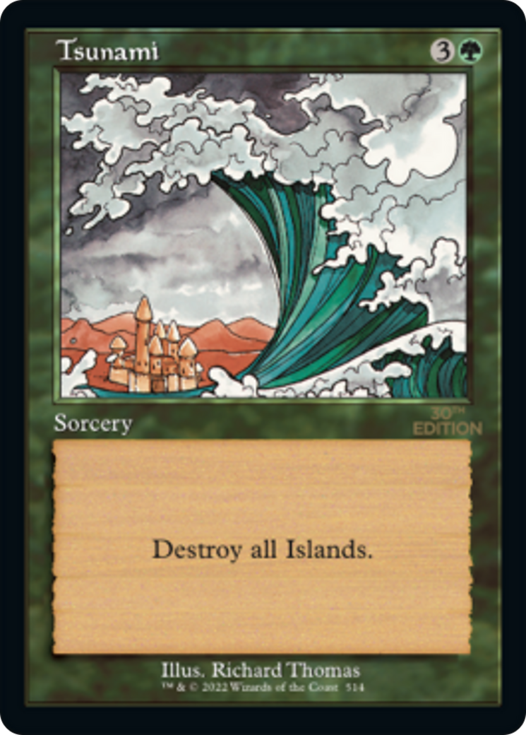 Tsunami (30A-514) [30th Anniversary Edition] MTG Single Wizards of the Coast