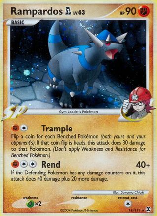 Rampardos GL (/111) Reverse Holofoil [Platinum: Rising Rivals] Pokemon Single Pokémon