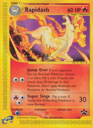 Rapidash (51/53) [Promos: WoTC Promo] Pokemon Single Pokémon