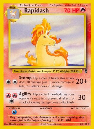 Rapidash (/110) Reverse Holofoil [Vintage: Legendary Collection] Pokemon Single Pokémon