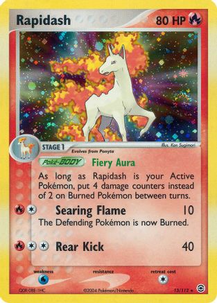 Rapidash (/112) Reverse Holofoil [EX: FireRed & LeafGreen] Pokemon Single Pokémon