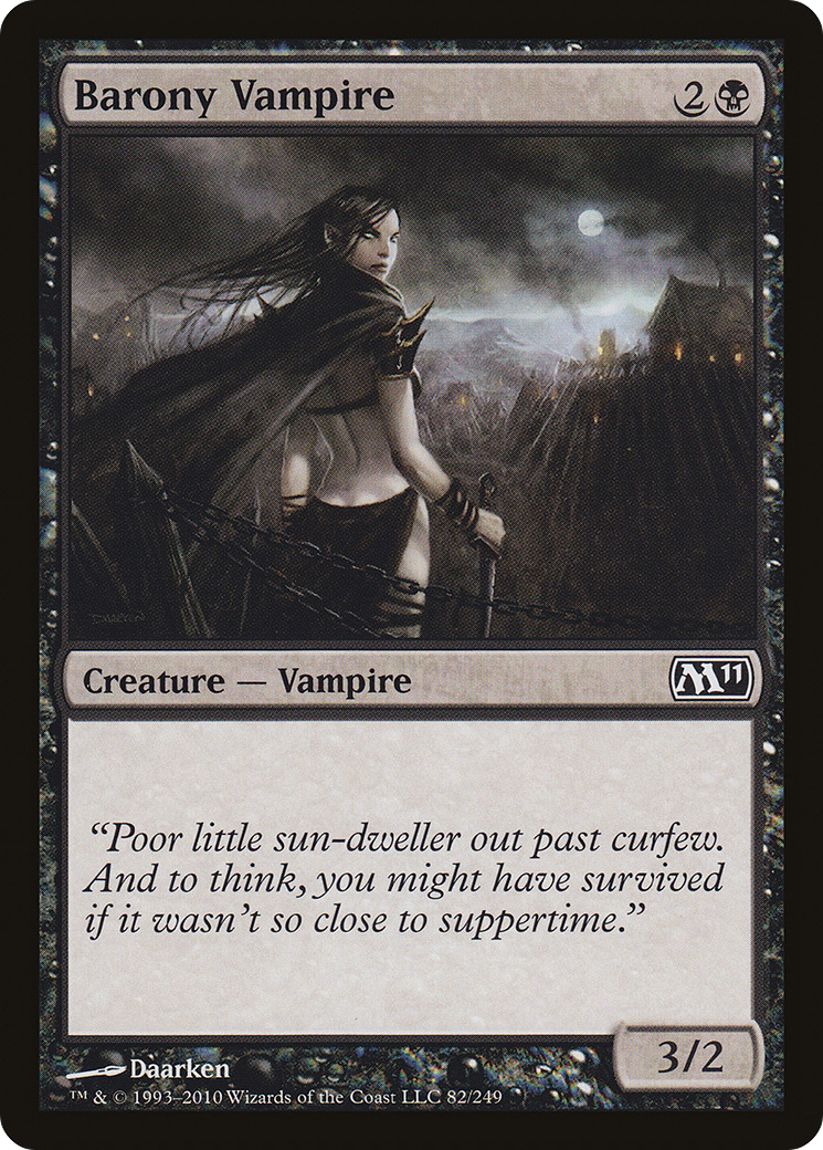 Barony Vampire (M11-082) [Magic 2011] MTG Single Wizards of the Coast