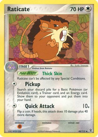 Raticate (/112) Reverse Holofoil [EX: FireRed & LeafGreen] Pokemon Single Pokémon