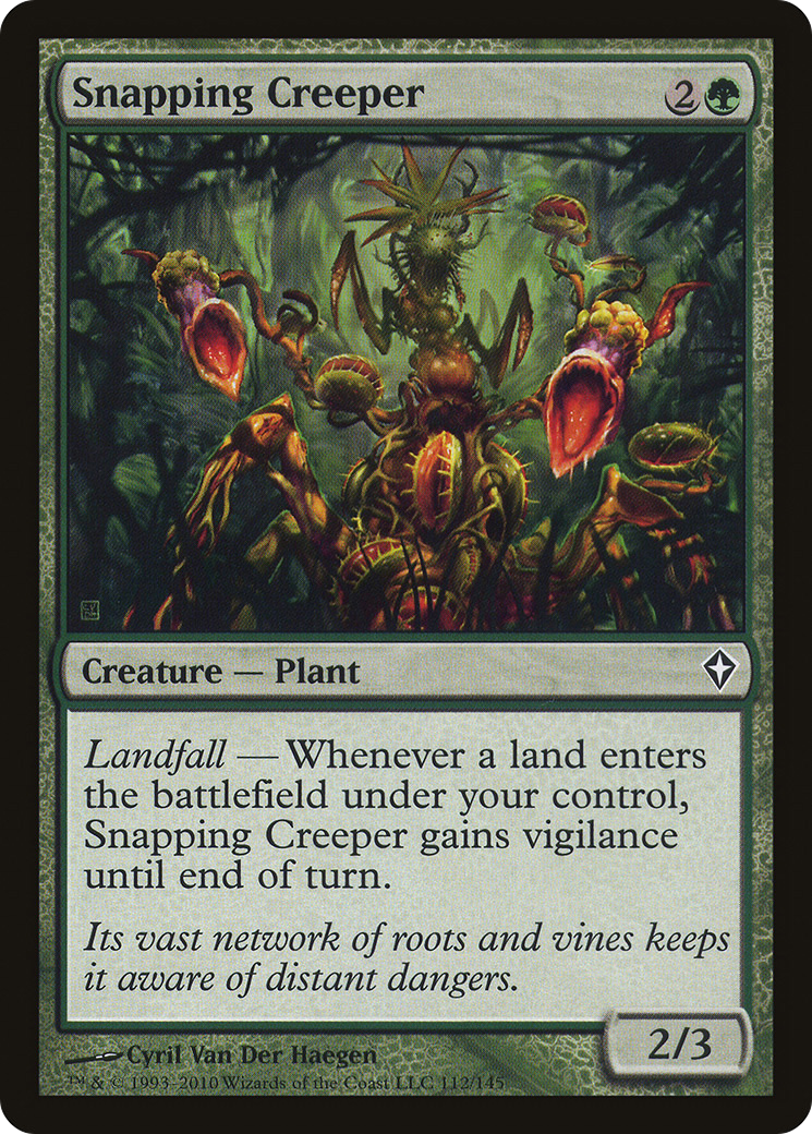Snapping Creeper (WWK-112) [Worldwake] Foil MTG Single Wizards of the Coast