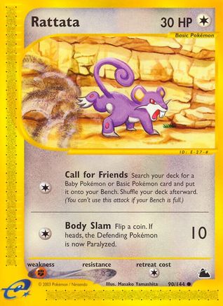 Rattata (/144) Reverse Holofoil [Vintage: Skyridge] Pokemon Single Pokémon