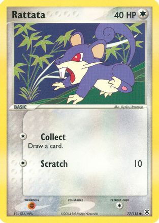 Rattata (/112) Reverse Holofoil [EX: FireRed & LeafGreen] Pokemon Single Pokémon