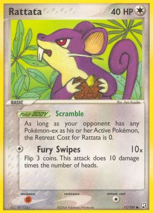 Rattata - 071/109 (71/109) Reverse Holofoil [EX: Team Rocket Returns] Pokemon Single Pokémon