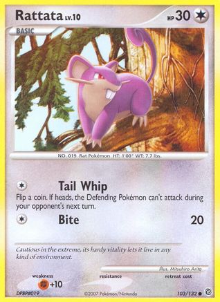Rattata (/132) Reverse Holofoil [DP: Secret Wonders] Pokemon Single Pokémon
