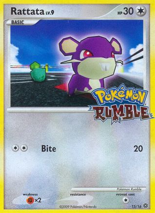 Rattata (/16) [Misc: Rumble] Pokemon Single Pokémon