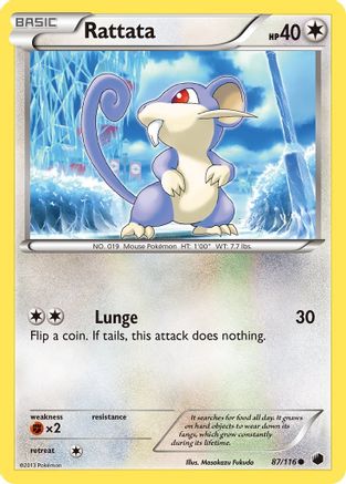 Rattata (/116) [BW: Plasma Freeze] Pokemon Single Pokémon