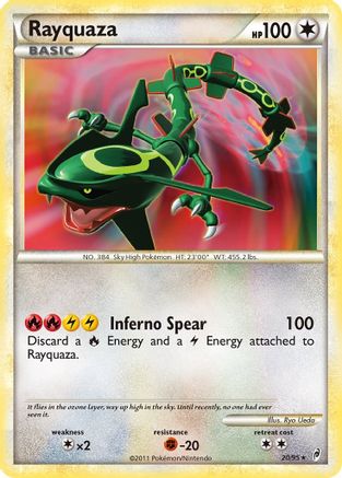 Rayquaza (/95) Reverse Holofoil [HGSS: Call of Legends] Pokemon Single Pokémon