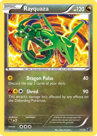 Rayquaza (11/20) Holofoil [BW: Dragon Vault] Pokemon Single Pokémon