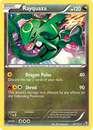 Rayquaza (93/113) Reverse Holofoil [BW: Legendary Treasures] Pokemon Single Pokémon