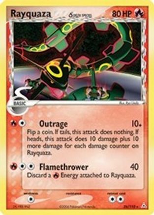 Rayquaza - 026/110 (Delta Species) (/110) [EX: Holon Phantoms] Pokemon Single Pokémon