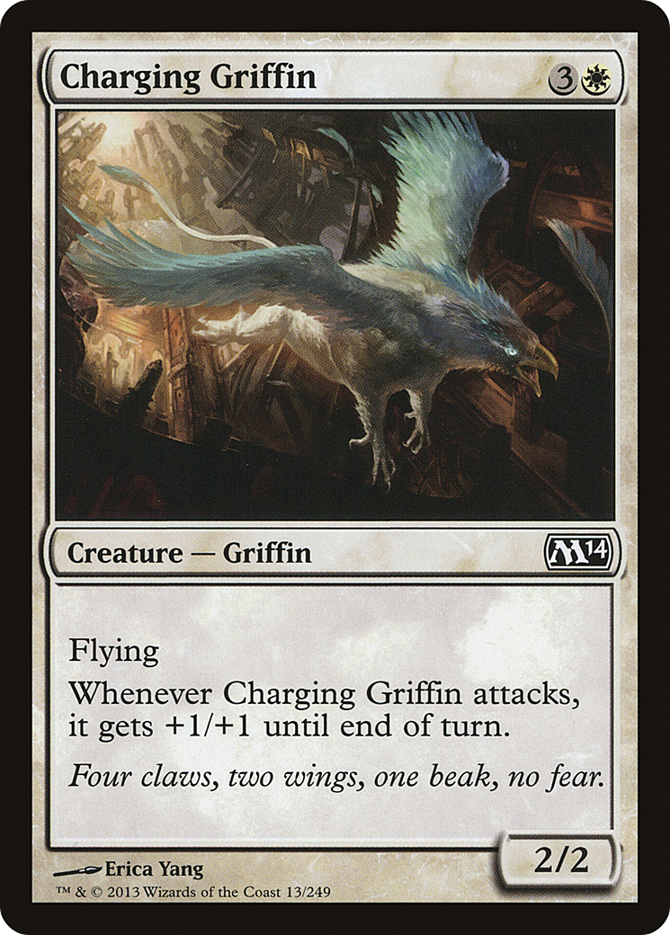 Charging Griffin (M14-013) [Magic 2014] Foil MTG Single Wizards of the Coast
