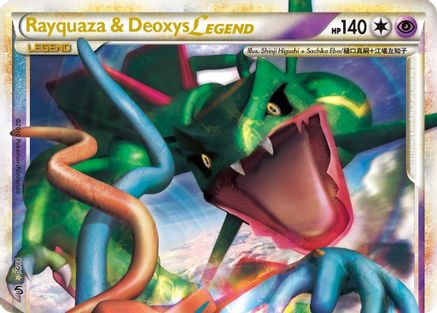 Rayquaza & Deoxys Legend (Top) (/90) Holofoil [HGSS: Undaunted] Pokemon Single Pokémon
