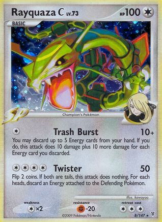 Rayquaza C (/147) Reverse Holofoil [Platinum: Supreme Victors] Pokemon Single Pokémon