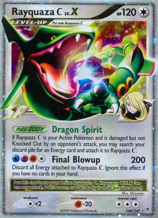 Rayquaza C Lv.X (/147) Holofoil [Platinum: Supreme Victors] Pokemon Single Pokémon