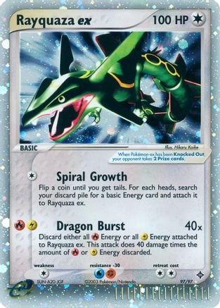 Rayquaza ex (/97) Holofoil [EX: Dragon] Pokemon Single Pokémon