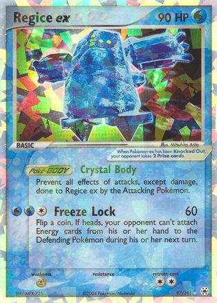 Regice ex (97/101) - [EX: Hidden Legends] Holofoil Pokemon Single Pokémon