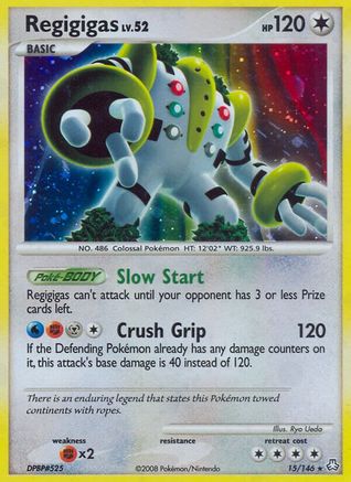 Regigigas (15) (/146) Holofoil [DP: Legends Awakened] Pokemon Single Pokémon