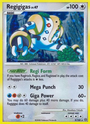 Regigigas (/100) Reverse Holofoil [DP: Stormfront] Pokemon Single Pokémon