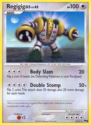 Regigigas (/17) Holofoil [Promos: POP Series 9] Pokemon Single Pokémon