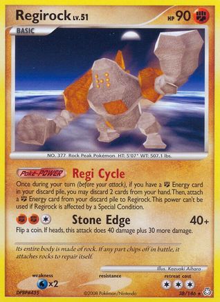 Regirock (/146) Reverse Holofoil [DP: Legends Awakened] Pokemon Single Pokémon