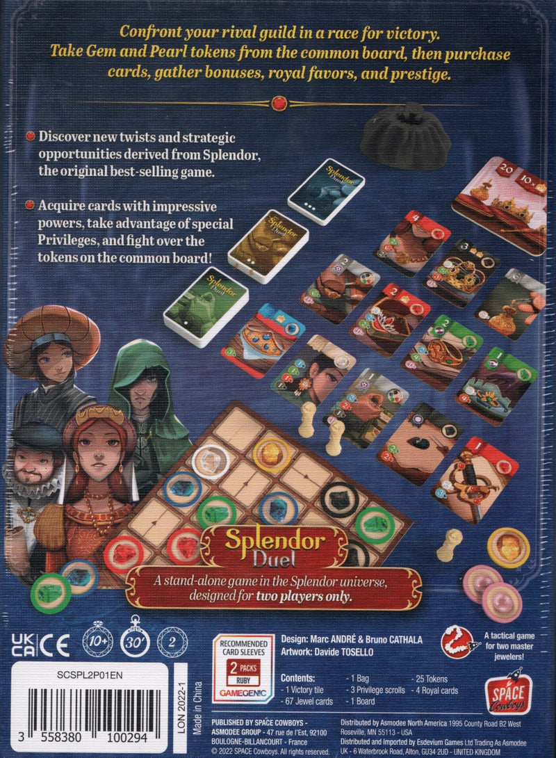 Splendor Duel Board Games Space Cowboys