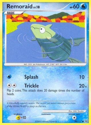 Remoraid (90/127) Reverse Holofoil [Platinum: Base set] Pokemon Single Pokémon