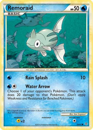Remoraid (/95) Reverse Holofoil [HGSS: Unleashed] Pokemon Single Pokémon