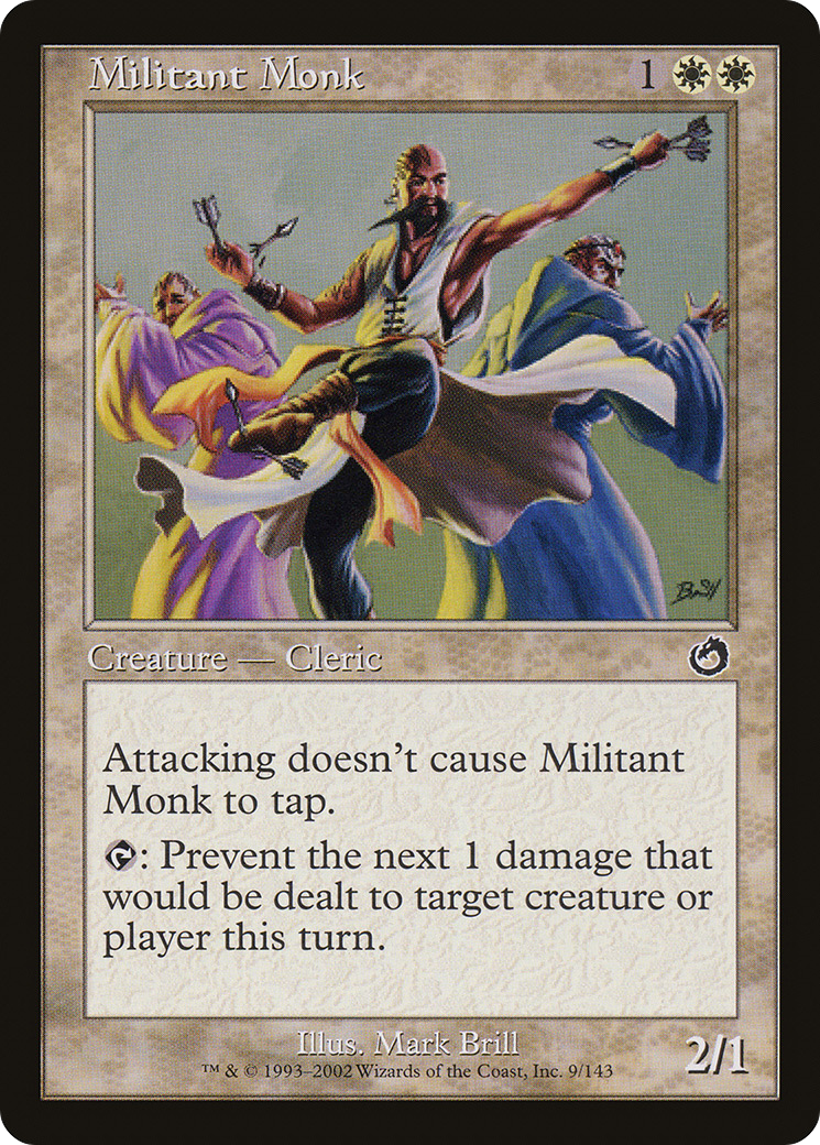 Militant Monk (TOR-009) [Torment] MTG Single Wizards of the Coast