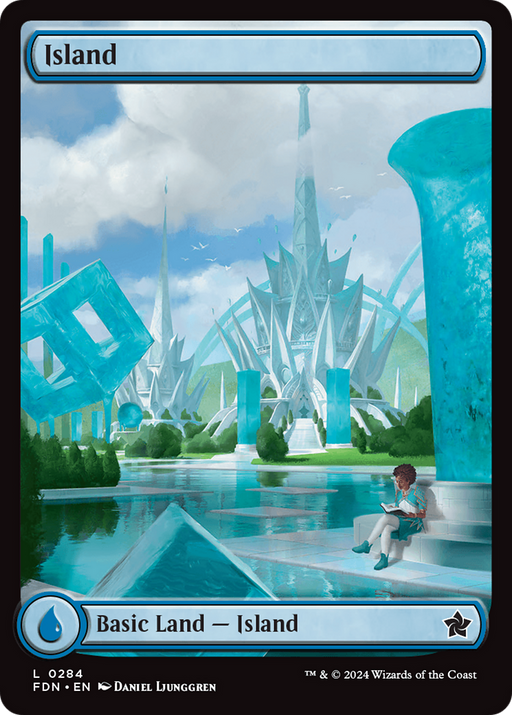 Island (0284) (FDN-284) [Foundations] MTG Single Wizards of the Coast
