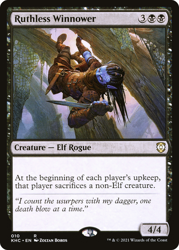 Ruthless Winnower (KHC-010) [Kaldheim Commander] MTG Single Wizards of the Coast