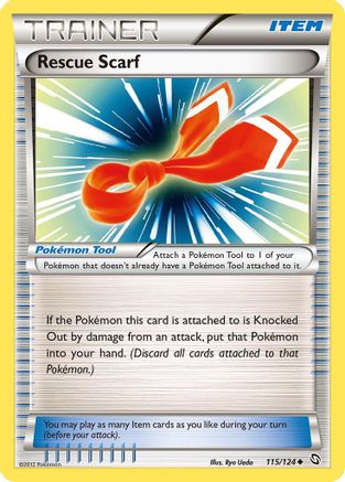 Rescue Scarf (115/124) Reverse Holofoil [BW: Dragons Exalted] Pokemon Single Pokémon