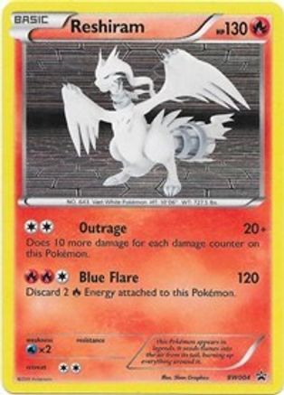 Reshiram - BW004 (BW004/101) Holofoil [Promos: BW Promos] Pokemon Single Pokémon