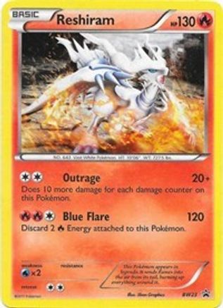 Reshiram - BW23 (/101) Holofoil [Promos: BW Promos] Pokemon Single Pokémon