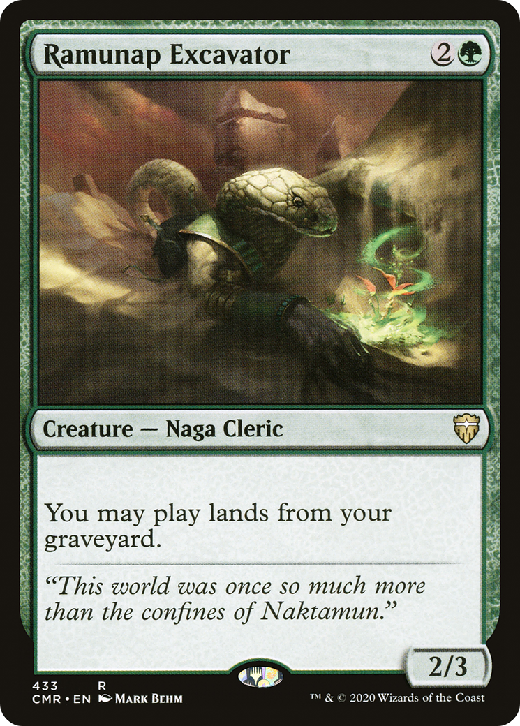 Ramunap Excavator (CMR-433) [Commander Legends] MTG Single Wizards of the Coast