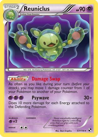 Reuniclus (/114) Holofoil [BW: Base Set] Pokemon Single Pokémon