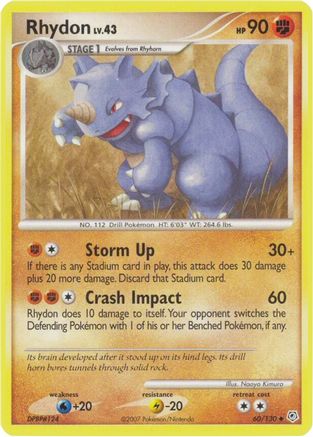 Rhydon (/130) [DP: Base Set] Pokemon Single Pokémon