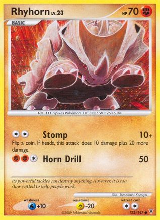 Rhyhorn (/147) Reverse Holofoil [Platinum: Supreme Victors] Pokemon Single Pokémon