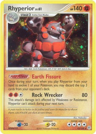 Rhyperior (/130) Reverse Holofoil [DP: Base Set] Pokemon Single Pokémon