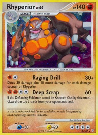 Rhyperior (/147) Holofoil [Platinum: Supreme Victors] Pokemon Single Pokémon