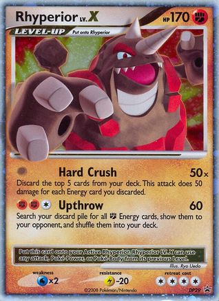 Rhyperior LV.X - DP29 (/56) Holofoil [Promos: DP Promos] Pokemon Single Pokémon