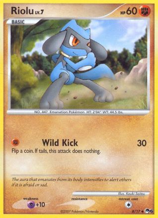 Riolu (/17) Holofoil [Promos: POP Series 6] Pokemon Single Pokémon