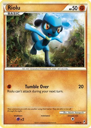 Riolu (50/95) [HGSS: Call of Legends] Pokemon Single Pokémon