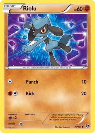 Riolu (75/135) [BW: Plasma Storm] Pokemon Single Pokémon