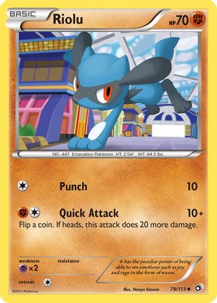 Riolu (/113) Reverse Holofoil [Legendary Treasures] Pokemon Single Pokémon